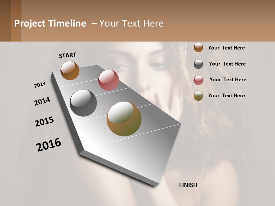 Girl's Make-Up PowerPoint Template