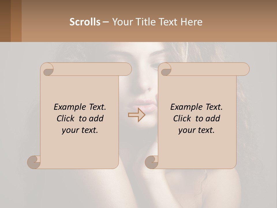 Girl's Make-Up PowerPoint Template