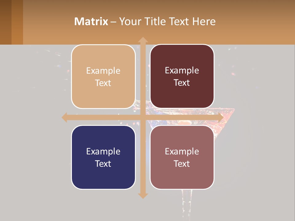 Martini Cocktail PowerPoint Template