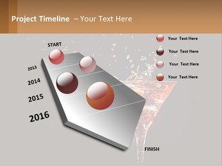 Martini Cocktail PowerPoint Template