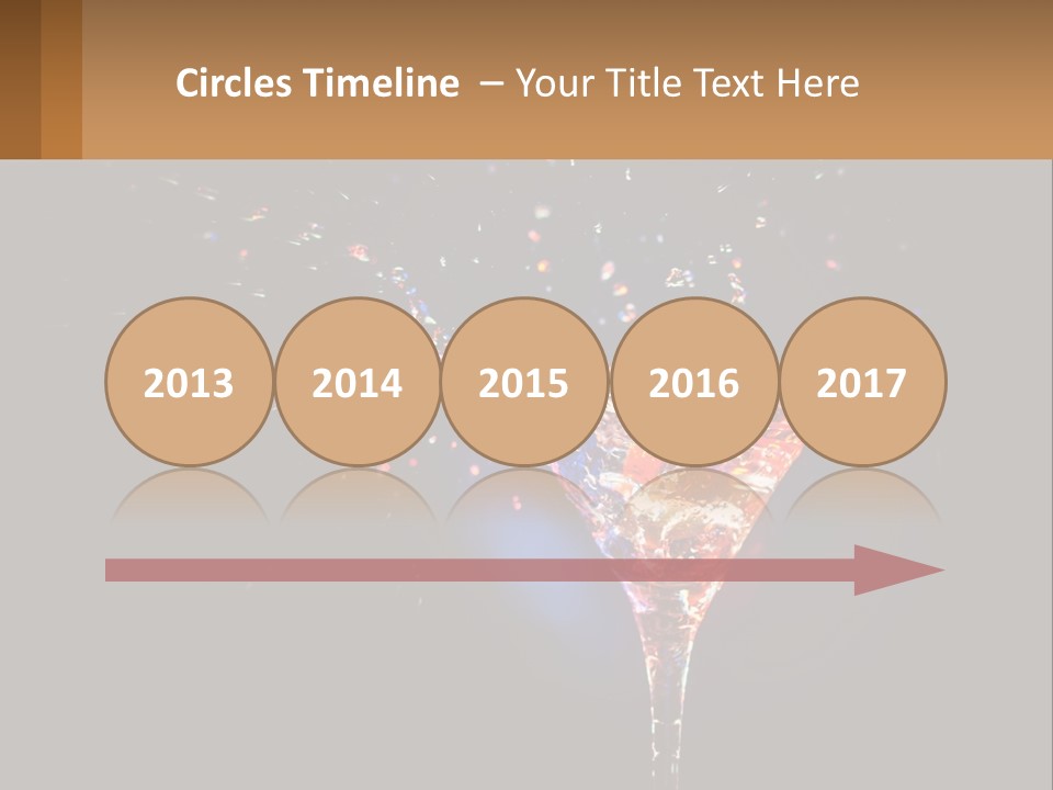 Martini Cocktail PowerPoint Template