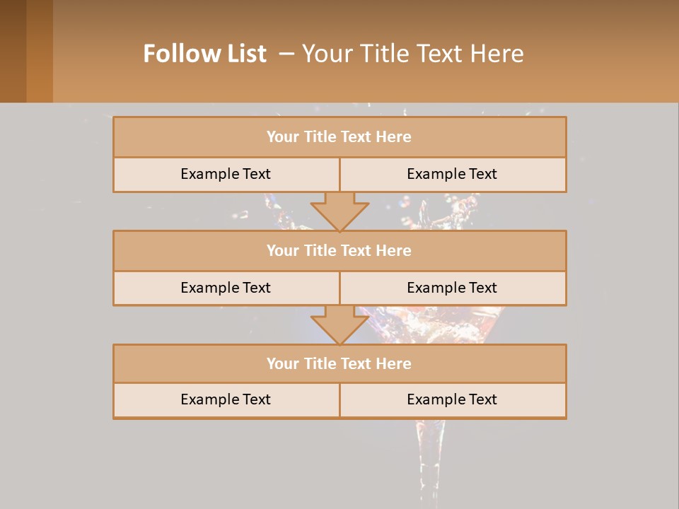 Martini Cocktail PowerPoint Template