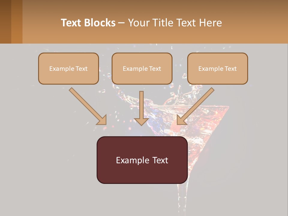 Martini Cocktail PowerPoint Template