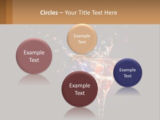 Martini Cocktail PowerPoint Template