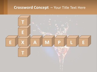 Martini Cocktail PowerPoint Template