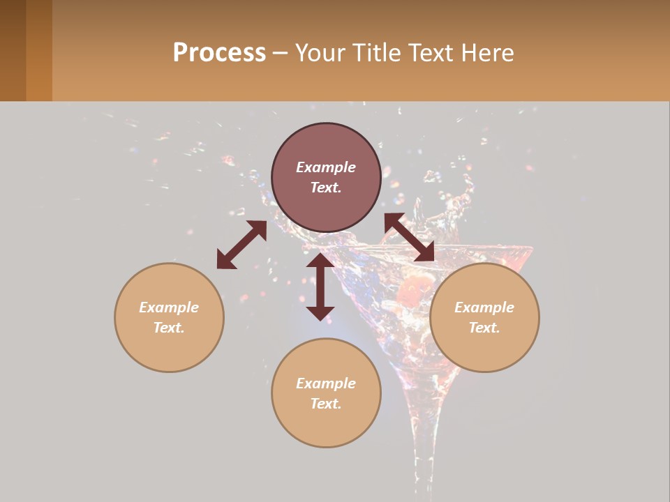 Martini Cocktail PowerPoint Template