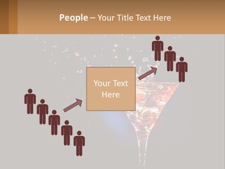 Martini Cocktail PowerPoint Template