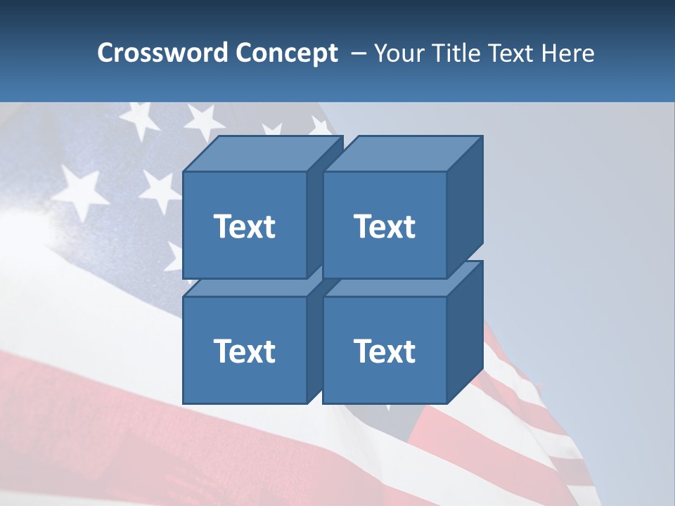 Usa Flag PowerPoint Template