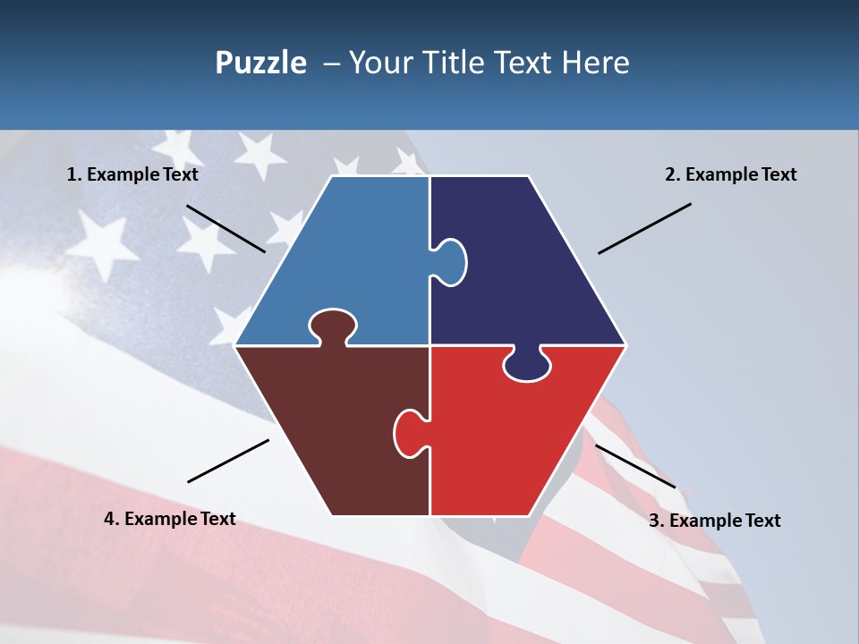 Usa Flag PowerPoint Template