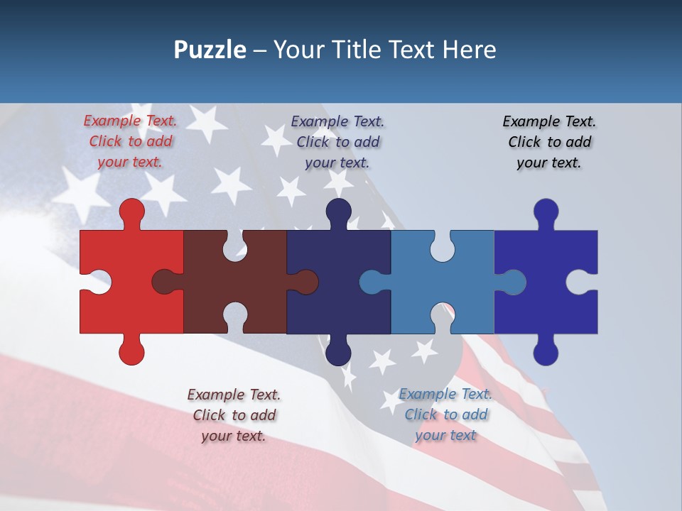 Usa Flag PowerPoint Template