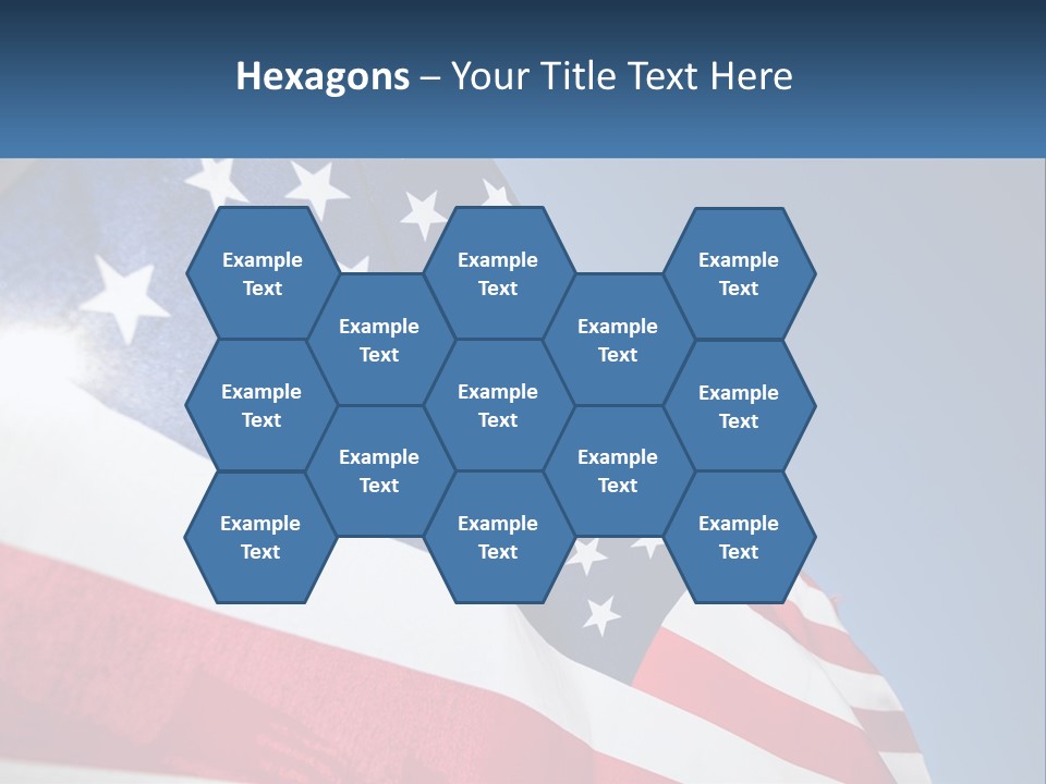 Usa Flag PowerPoint Template