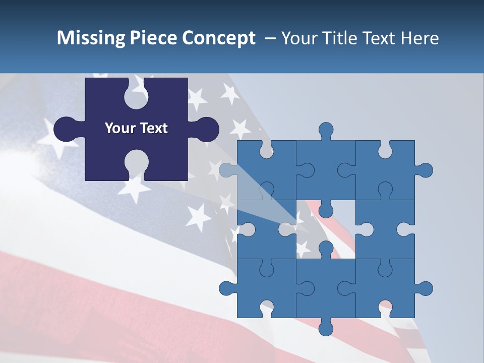 Usa Flag PowerPoint Template