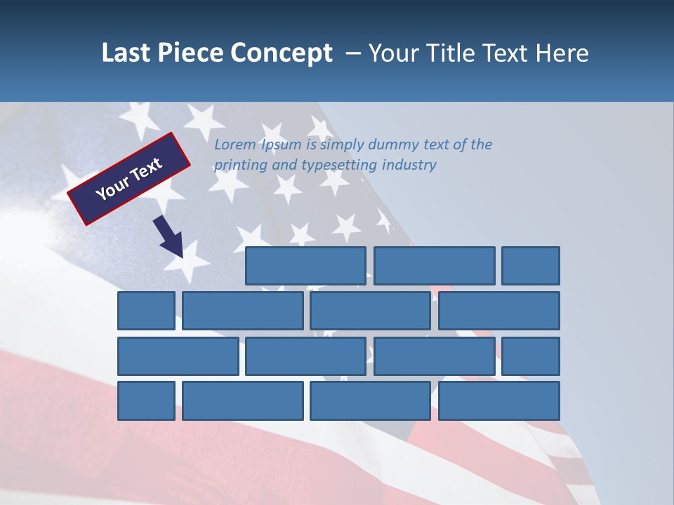 Usa Flag PowerPoint Template