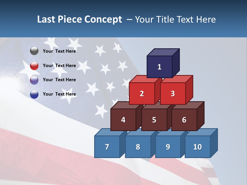 Usa Flag PowerPoint Template