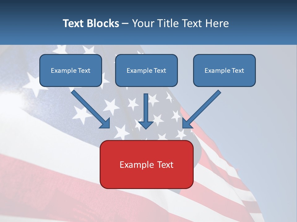 Usa Flag PowerPoint Template