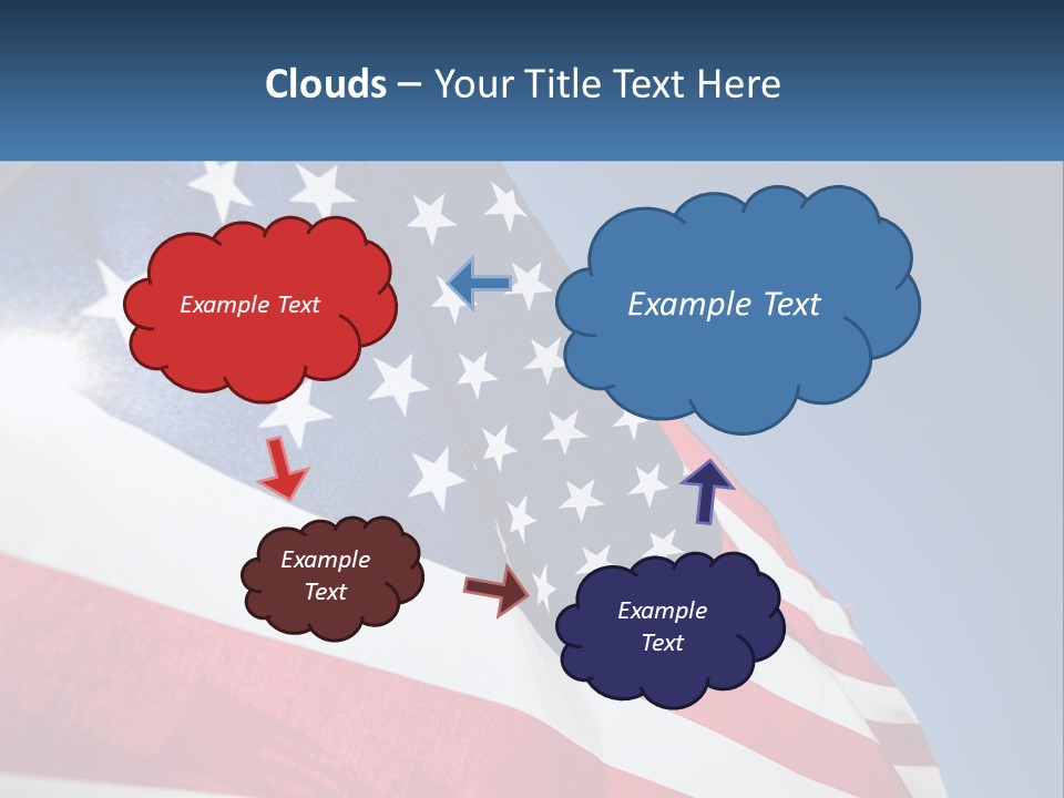 Usa Flag PowerPoint Template