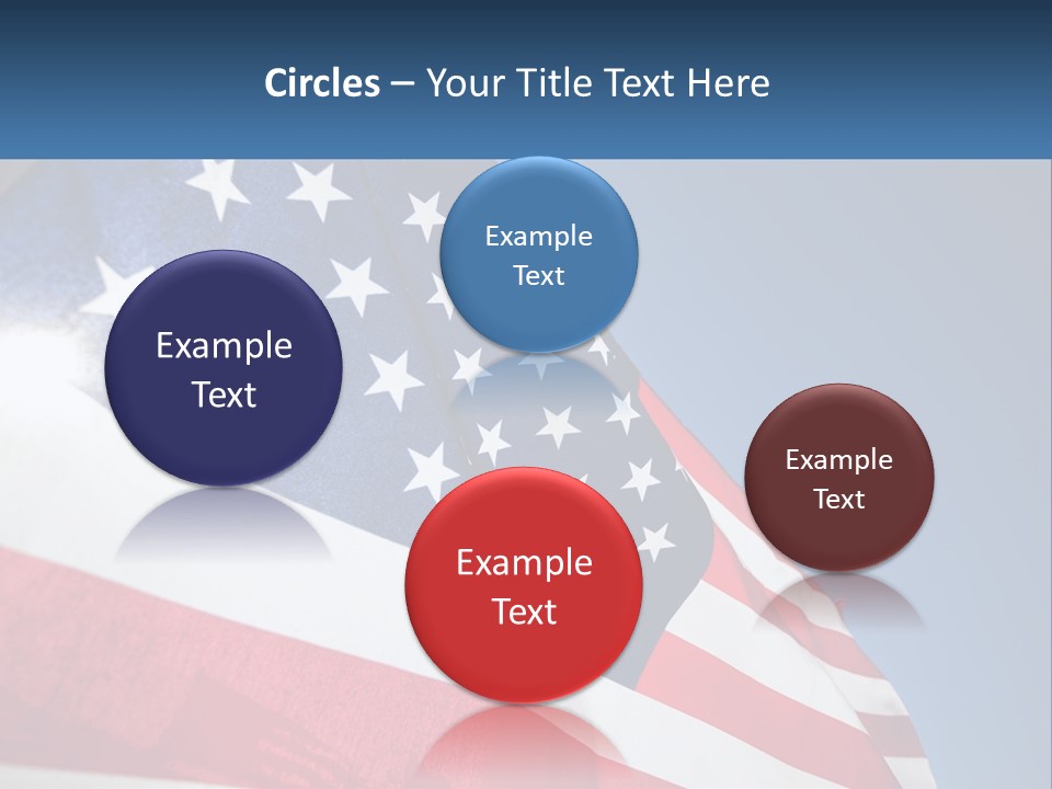 Usa Flag PowerPoint Template