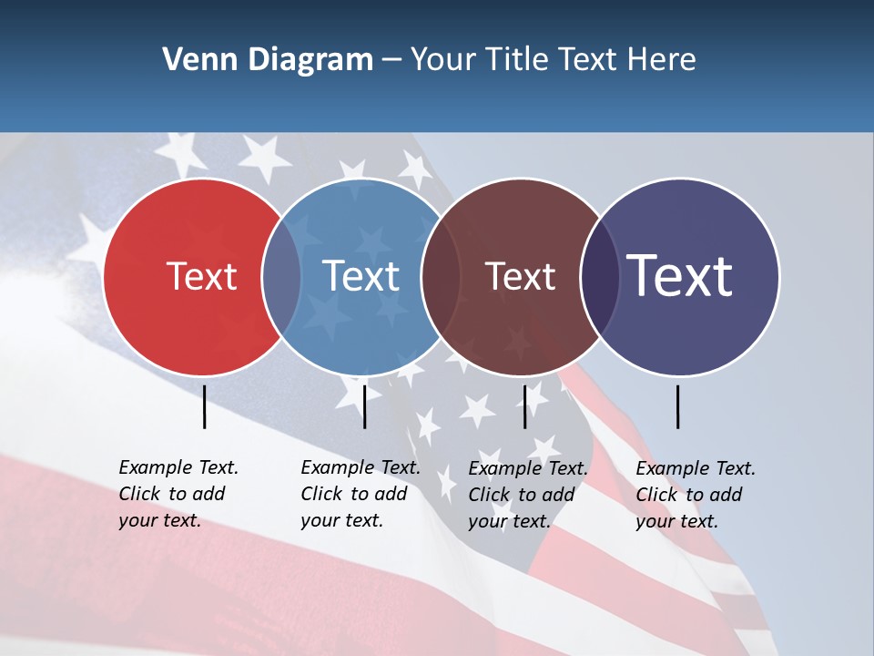 Usa Flag PowerPoint Template