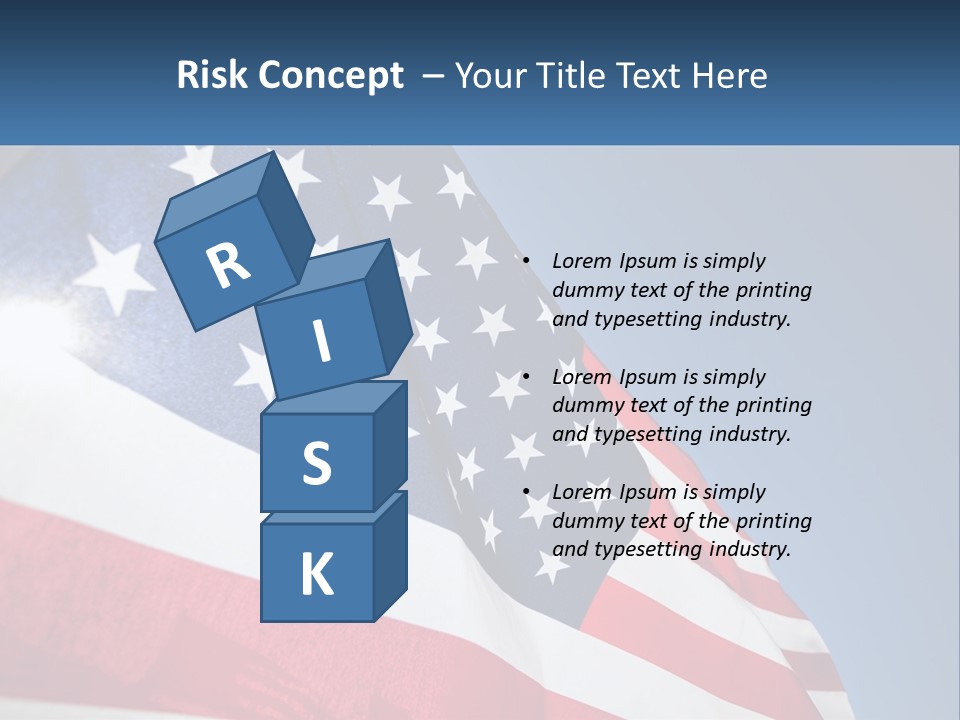 Usa Flag PowerPoint Template