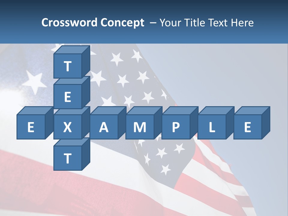 Usa Flag PowerPoint Template