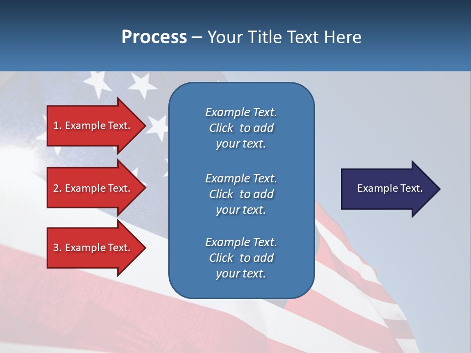 Usa Flag PowerPoint Template