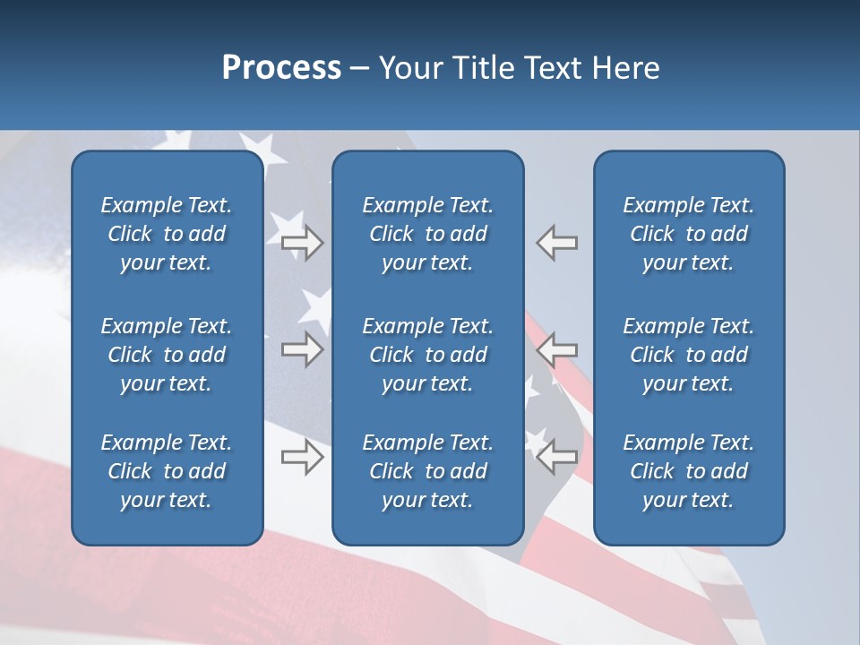 Usa Flag PowerPoint Template