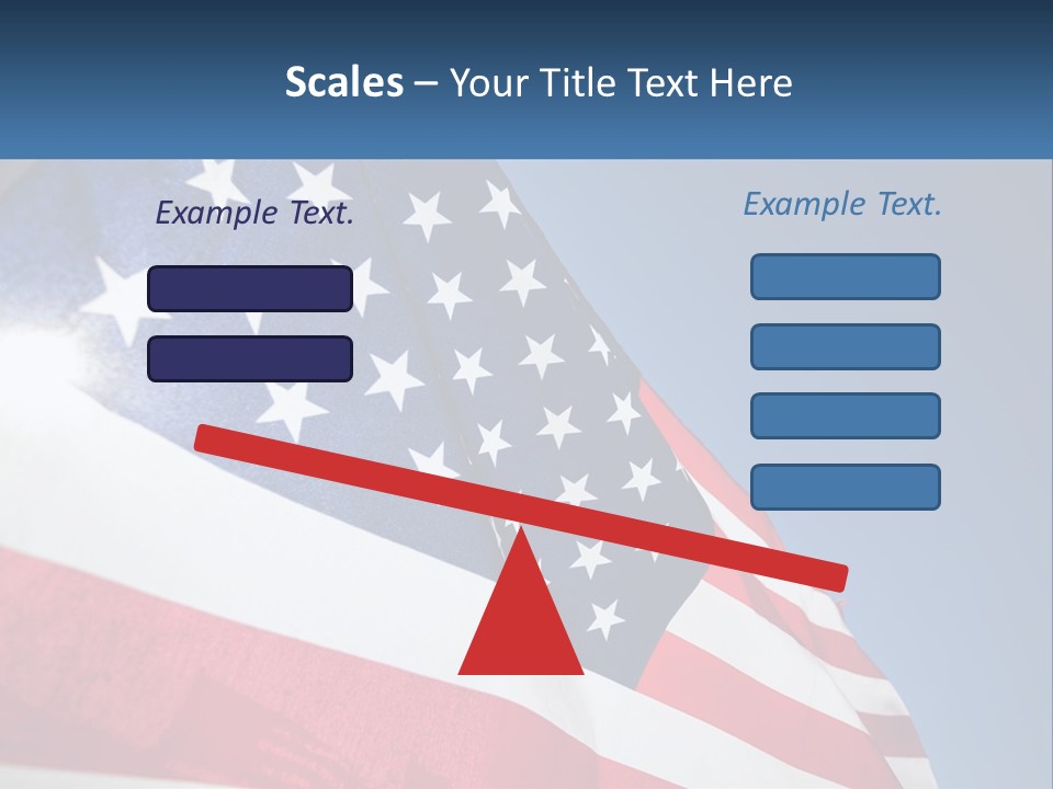 Usa Flag PowerPoint Template