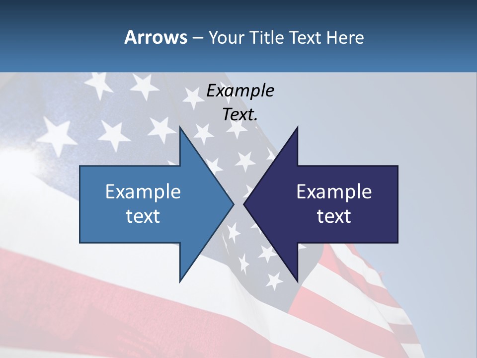 Usa Flag PowerPoint Template