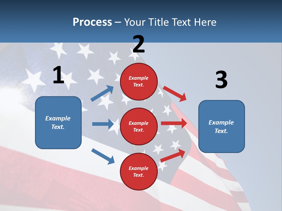 Usa Flag PowerPoint Template