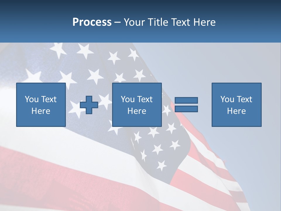 Usa Flag PowerPoint Template