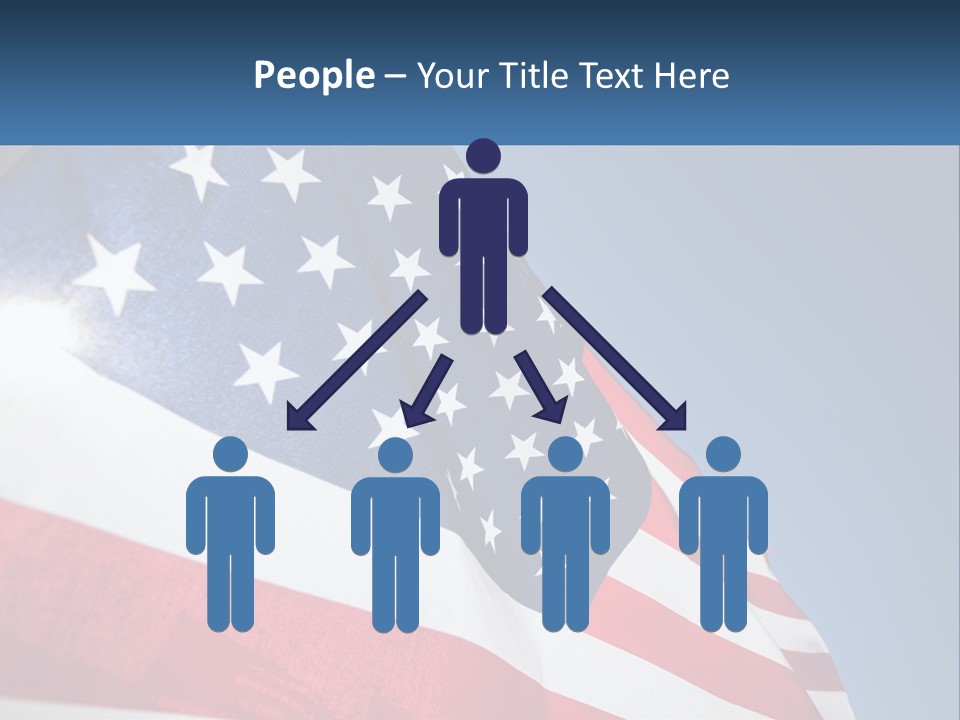 Usa Flag PowerPoint Template
