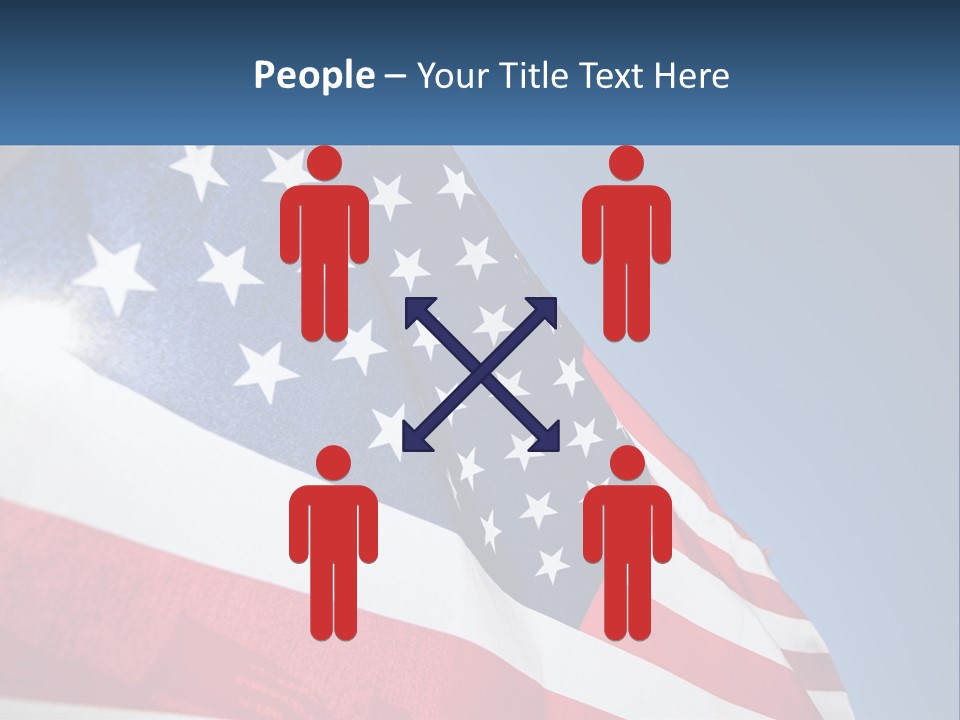 Usa Flag PowerPoint Template