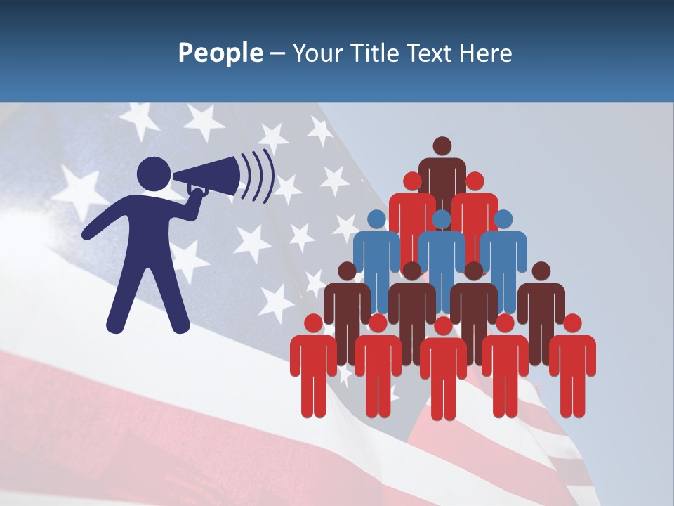 Usa Flag PowerPoint Template