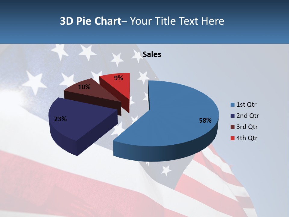 Usa Flag PowerPoint Template
