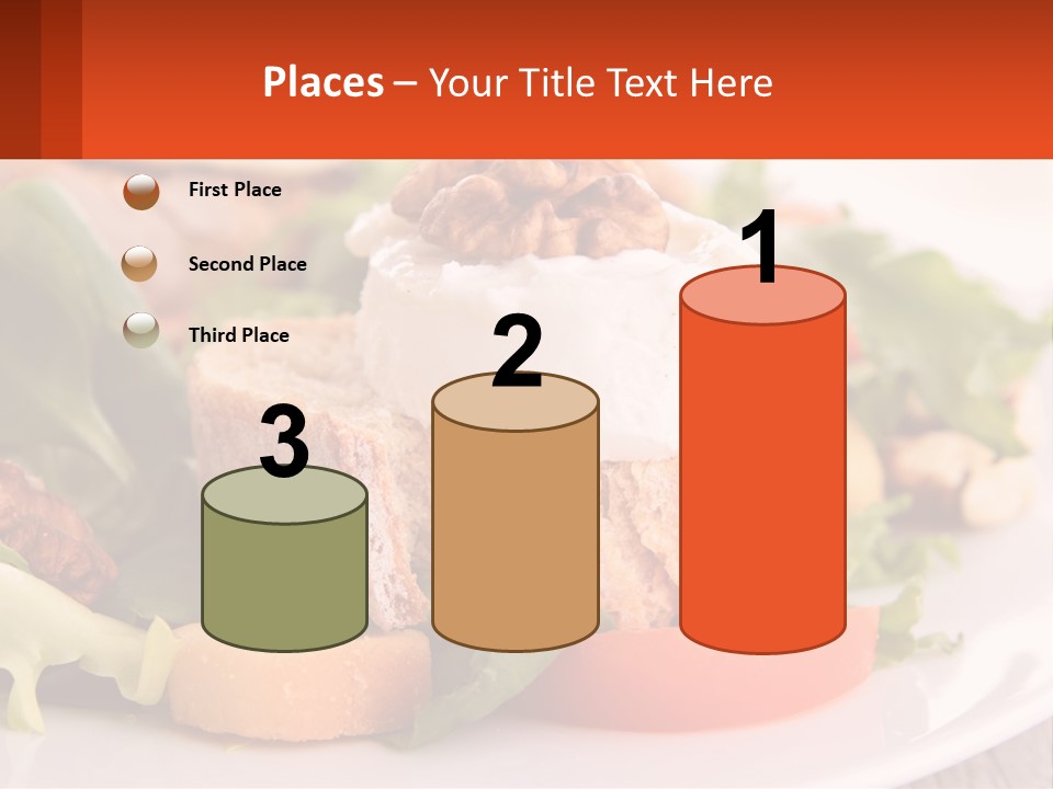 Butter With Walnuts PowerPoint Template