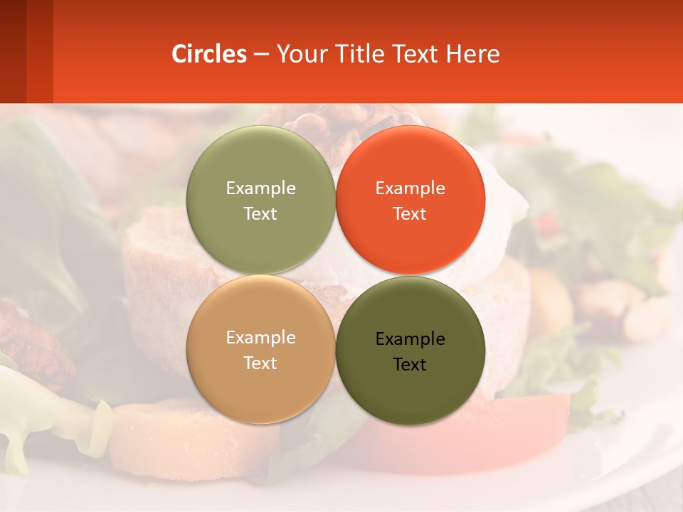 Butter With Walnuts PowerPoint Template