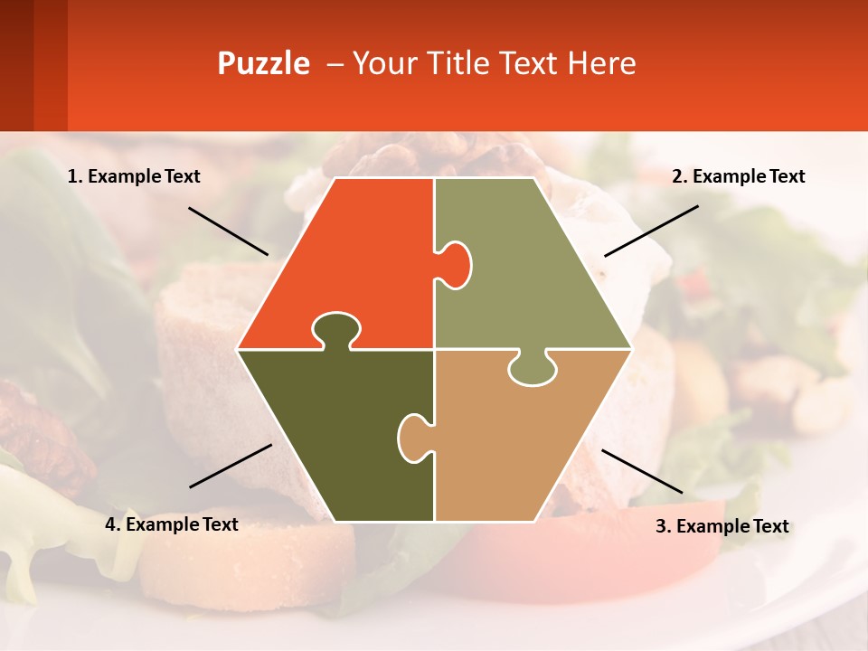 Butter With Walnuts PowerPoint Template