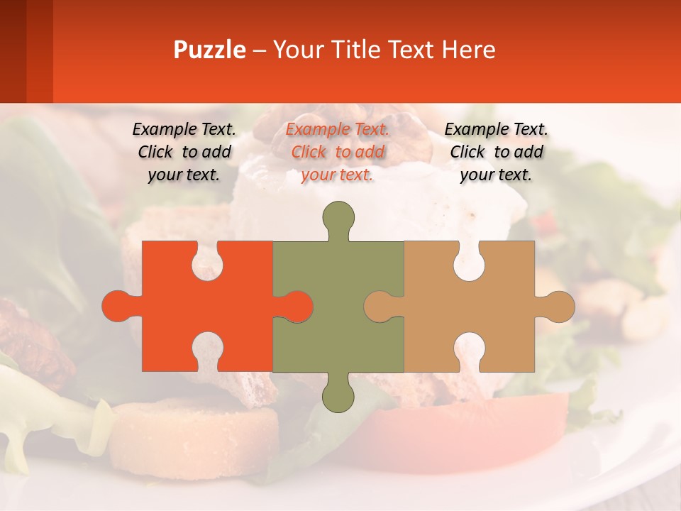 Butter With Walnuts PowerPoint Template