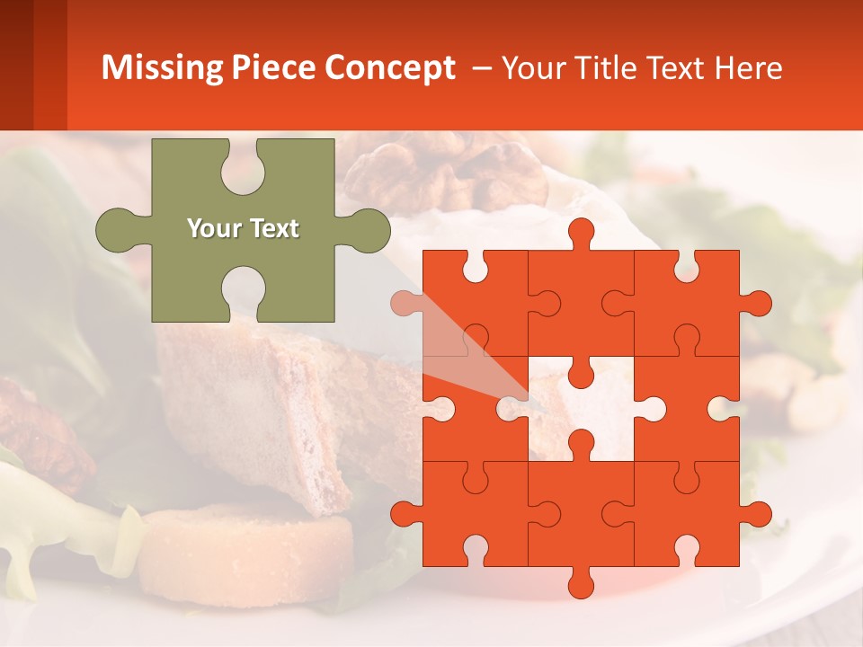 Butter With Walnuts PowerPoint Template