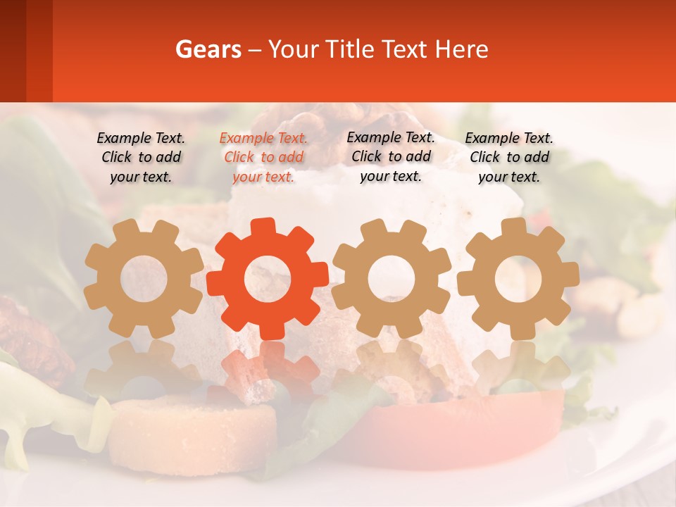 Butter With Walnuts PowerPoint Template