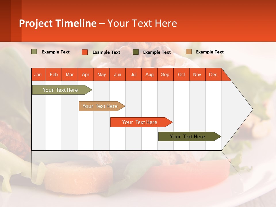 Butter With Walnuts PowerPoint Template