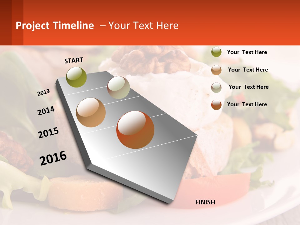 Butter With Walnuts PowerPoint Template