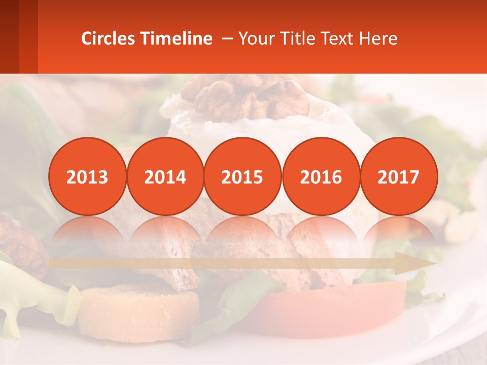 Butter With Walnuts PowerPoint Template