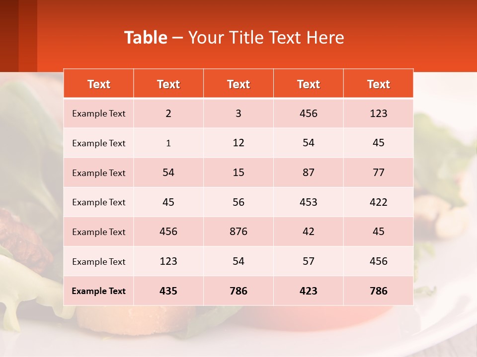 Butter With Walnuts PowerPoint Template