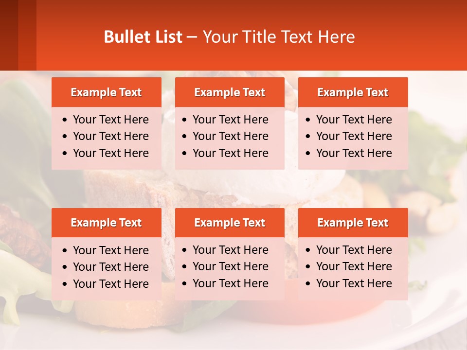 Butter With Walnuts PowerPoint Template