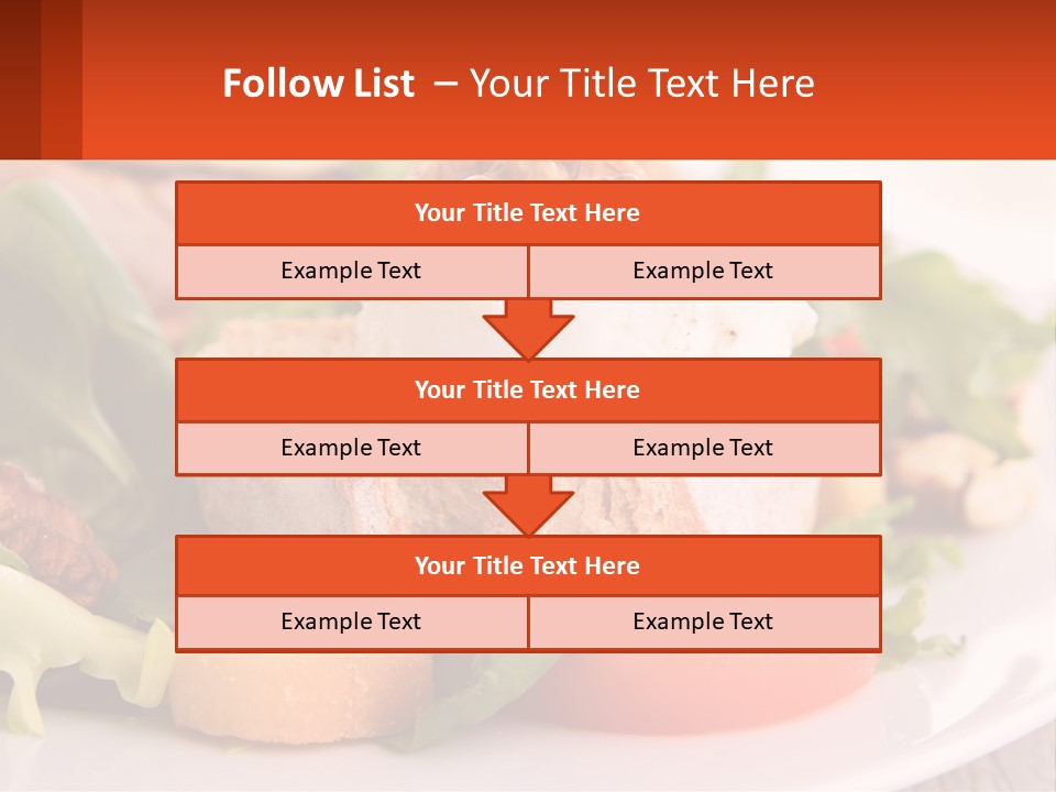 Butter With Walnuts PowerPoint Template