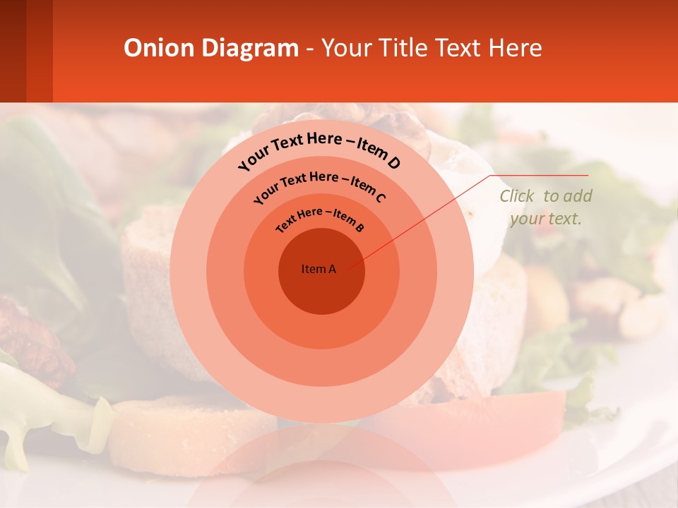 Butter With Walnuts PowerPoint Template