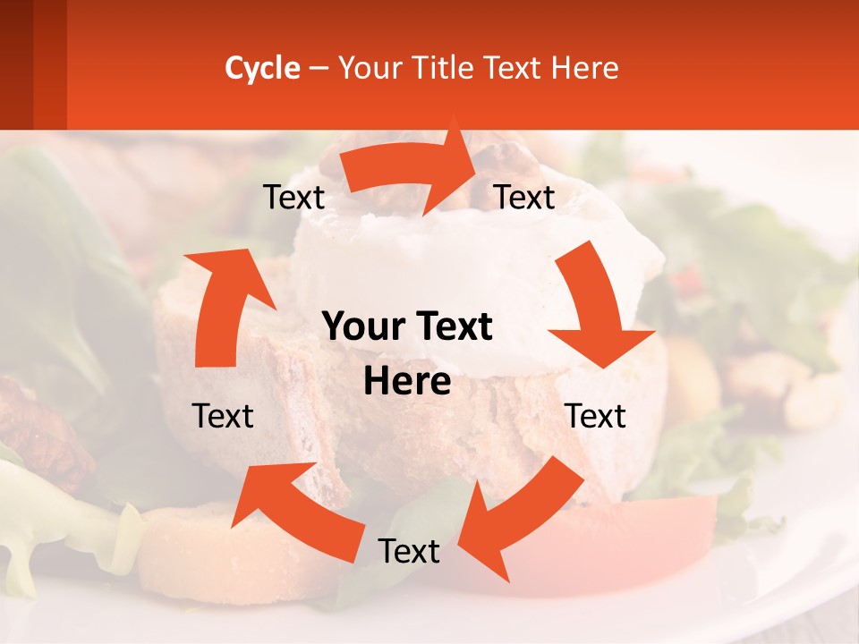 Butter With Walnuts PowerPoint Template