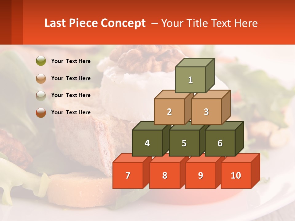 Butter With Walnuts PowerPoint Template