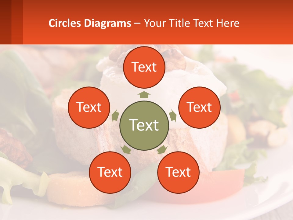 Butter With Walnuts PowerPoint Template